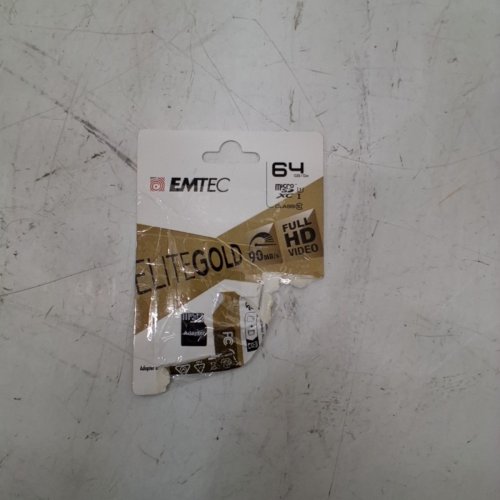 EMTEC ELITE GOLD 64GB/85 MB/S FULL HD MICRO SDXC CLASS 10 MEMORY CARD WITH ADAPTER - BLACK (MODEL: ECMSDM64GXC10GP) image 4
