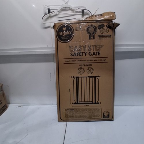 REGALO EASY-STEP METAL 30" WALK-THROUGH GATE - 29'' TO 38.5'' - WHITE (MODEL: 1160 DS) image 3