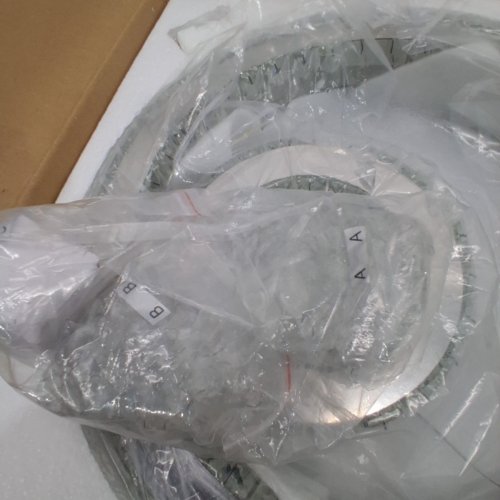 FINKTONGLAN DIMMABLE FLUSH MOUNT 2-RING MODERN CRYSTAL CHANDELIER WITH REMOTE CONTROL - 15.7" - MIRROR/CLEAR CRYSTAL image 3