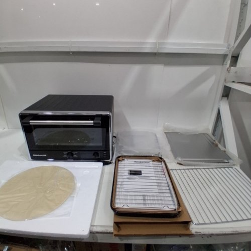 KITCHENAID DIGITAL COUNTERTOP OVEN WITH PIZZA AND AIR FRY COOKING - 1800W - BLACK - (MDOEL: KCO128BM) image 3