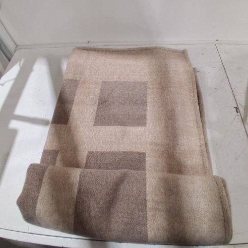 CHALET DECOR WOVEN THROW BLANKET - 60"X70" - BROWN/BEIGE image 2