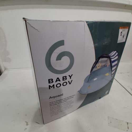 BABYMOOV FOLDABLE BABY PLAY TENT / POOL - LIGHT BLUE (STYLE: AQUANI) image 4