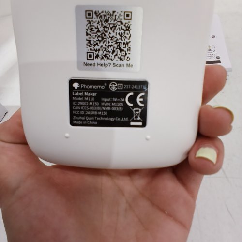 PHOMEMO BLUETOOTH INKLESS LABEL MAKER - WHITE (MODEL: M110) image 3