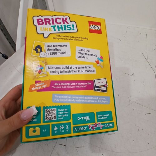 LEGO BRICK LIKE THIS! FUN BULIDING BOARD GAME - 2-8 PLAYERS image 3