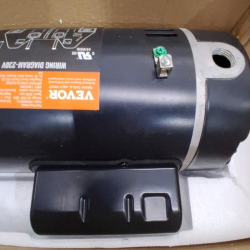 VEVOR POOL PUMP MOTOR - 2HP, 60HZ, 230V - BLACK (MODEL: HM16085ECB) image 4