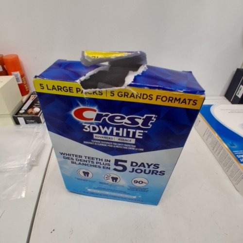 5PK CREST 3D WHITE ADVANCED TEETH WHITENING TOOTHPASTE - ARCTIC FRESH - 135ML EACH image 2
