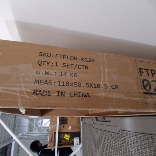 YITAHOME RESIN STORAGE DECK BOX FOR PATIO FURNITURE - 80GAL -GREY (MODEL: FTPLDB-0220) image 2