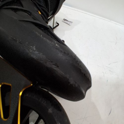 MEN'S EPIC SKATES THREE WHEELED INLINE SPEED SKATES - SIZE 13 - BLACK/GOLD (MODEL: ENGAGE II) image 3