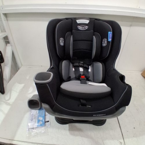 GRACO EXTEND2FIT 2-IN-1 CONVERTIBLE CAR SEAT - TITUS GREY/BLACK (MODEL: 2149057) image 3