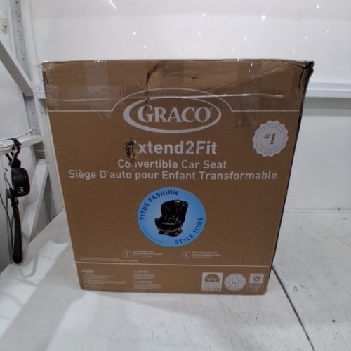 GRACO EXTEND2FIT 2-IN-1 CONVERTIBLE CAR SEAT - TITUS GREY/BLACK (MODEL: 2149057) image 8