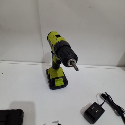 PULITUO BATTERY POWERED CORDLESS DRILL KIT WITH LED LIGHT - GREEN (MODEL: DC7720S) image 7