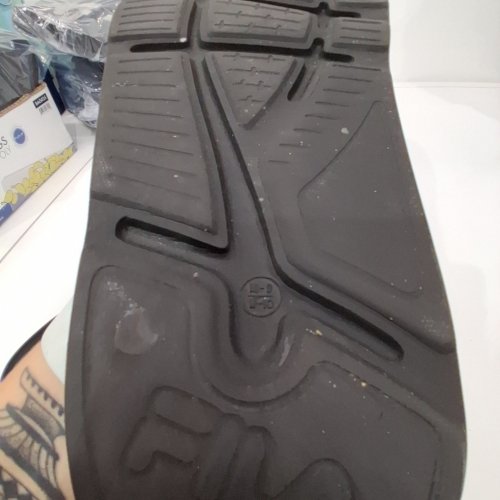 UNISEX ADULTS FILA SLIDE SANDALS - WOMEN'S 10, MEN'S 9 - BLACK image 4