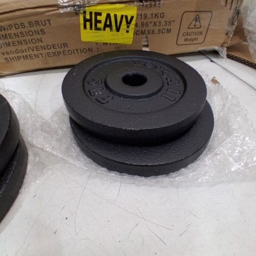 YES4ALL ADJUSTABLE CAST IRON DUMBBELLS - 30LBS TOTAL - BLACK (MODEL: D8UJ) image 3