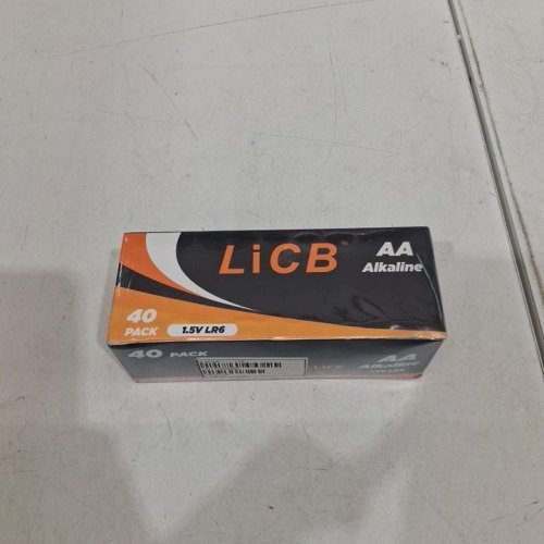 40PK LICB 1.5 V LR6 ALKALINE AA BATTERIES - ORANGE/BLACK/WHITE image 2
