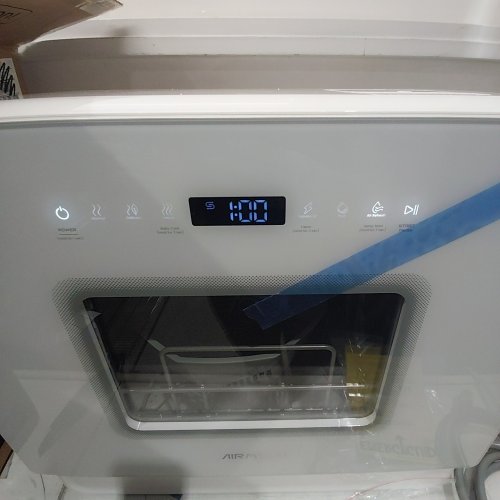 AIRMSEN 5 SETTING PORTABLE COUNTERTOP ULTRA-SLIM DISHWASHER - 5L - 21.6" X 14.2" X 19.6" - WHITE - (MODEL: ZMW-DUHA01) image 2