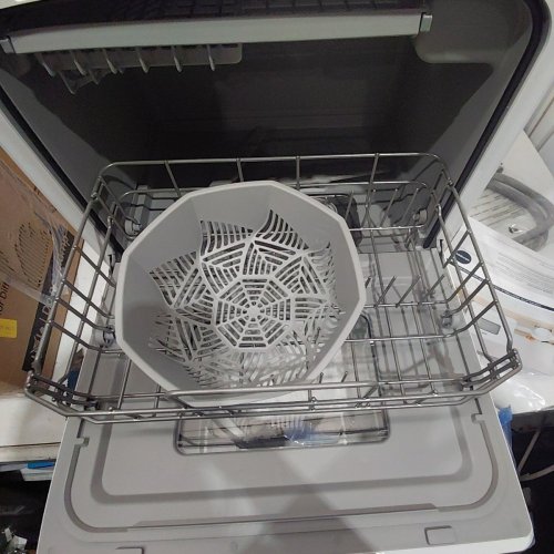 AIRMSEN 5 SETTING PORTABLE COUNTERTOP ULTRA-SLIM DISHWASHER - 5L - 21.6" X 14.2" X 19.6" - WHITE - (MODEL: ZMW-DUHA01) image 5
