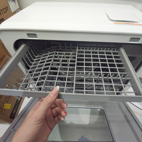 AIRMSEN 5 SETTING PORTABLE COUNTERTOP ULTRA-SLIM DISHWASHER - 5L - 21.6" X 14.2" X 19.6" - WHITE - (MODEL: ZMW-DUHA01) image 6