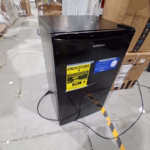 UPSTREMAN SINGLE DOOR MINI FRIDGE WITH FREEZER AND MINI ICE TRAY - 3.2 CU. FT. - BLACK (MODEL: BR321) image 3