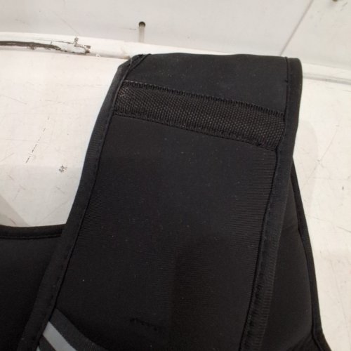 ADJUSTABLE WEIGHTED VEST WITH REFLECTIVE STRIP - UP TO 25LBS - BLACK image 4