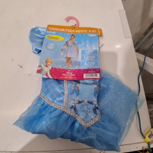GIRL'S DISNEY PRINCESS CINDERELLA DRESS - 3T-4T - BLUE (STYLE: 162639-WCN) image 2