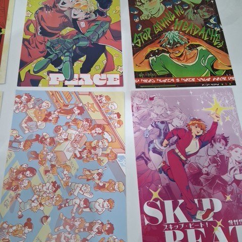 8PK ASSORTED COMIC ART PRINT POP CULTURE POSTERS - 12" X 8" - ASSORTED COLORS image 4