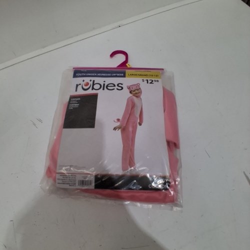 2PC GIRLS RUBIES PIGGY COSTUME - LARGE (10-12) - PINK (STYLE: 1000364) image 3