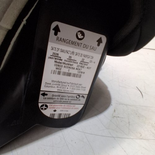 COSCO SCENERA NEXT CONVERTIBLE CAR SEAT - BLACKOUT (MODEL: 22183C-KOT) image 2