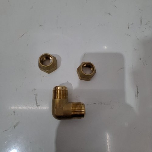 PATIKIL 90 DEGREE ELBOW BRASS PIPE FITTING - 3/4" - BRASS image 3