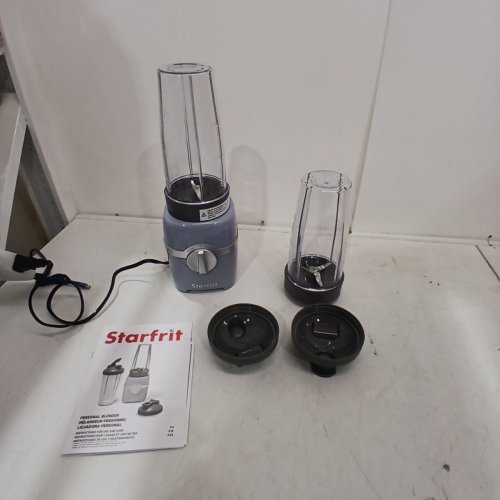 STARFRIT PERSONAL BLENDER WITH 2X BLADES, CUPS & LIDS - 828ML CAPACITY - 300W - PURPLE (MODEL: BL3416) image 2