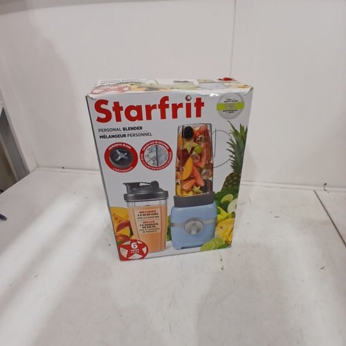 STARFRIT PERSONAL BLENDER WITH 2X BLADES, CUPS & LIDS - 828ML CAPACITY - 300W - PURPLE (MODEL: BL3416) image 3