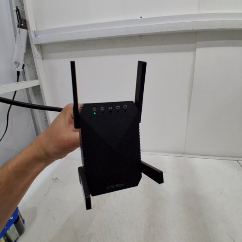 EDTISKE WIFI EXTENDER AND BOOSTER WITH DUAL BANDS - UP TO 10 000 SQFT - BOOSTS UP TO 1200MBPS - BLACK (MODEL: LCX-ZJ1200-03) image 2