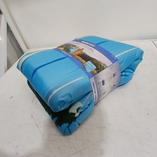 BELOW ZERO 2-IN-1 WEARABLE HOODED OUTDOOR BLANKET - 54" X 76" - GREEN/BLUE (MODEL: 1896292) image 3
