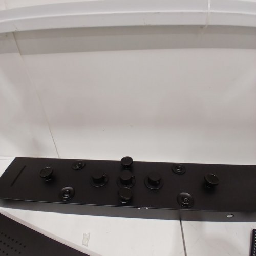 BWE 6-IN-1 SHOWER PANEL TOTAL TOWER SHOWER SYSTEM WITH JETS / HAND-HELD SHOWER & TEMP DISPLAY - BLACK (MODEL: BWEP07-BLACK) image 5