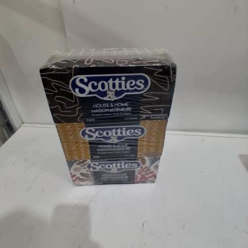 6PK SCOTTIES 2 PLY ORIGINAL HOUSE & HOME DESIGNER SERIES FACIAL TISSUES (756 TISSUES TOTAL) image 2