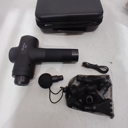 WATTNE W2 MASSAGE GUN DEEP TISSUE PERCUSSION MASSAGER - BLACK image 2