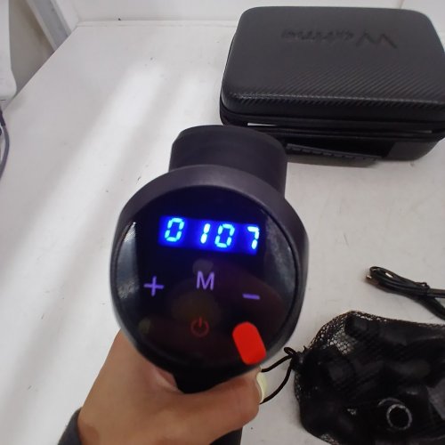 WATTNE W2 MASSAGE GUN DEEP TISSUE PERCUSSION MASSAGER - BLACK image 3