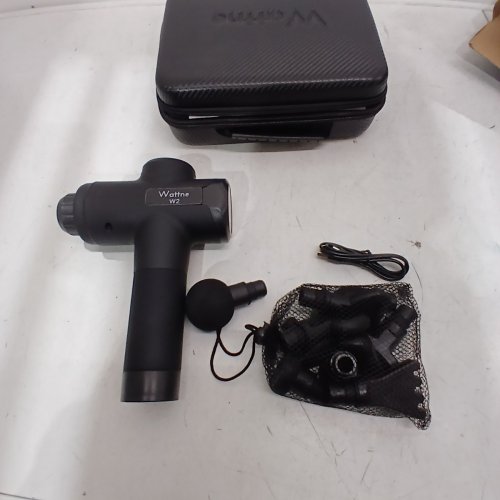 WATTNE W2 MASSAGE GUN DEEP TISSUE PERCUSSION MASSAGER - BLACK image 4