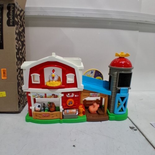 6PC FISHER-PRICE LITTLE PEOPLE CARING FUN ANIMAL FARM PLAYSET - MULTICOLOUR (MODEL: JGX61) image 2