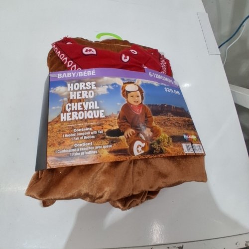 BABY PALAMON HORSE HERO COSTUME - 6-12 MONTHS - BROWN image 2