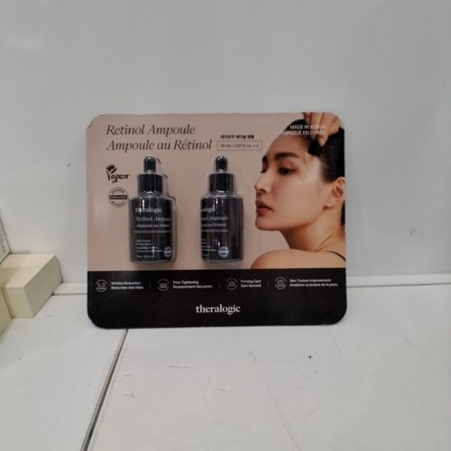 2PK THERALOGIC RETINOL AMPOULE KOREAN RETINOL VITAMIN A FACE SERUM - PORE TIGHTENING & REFINEMENT - 30ML EACH image 2