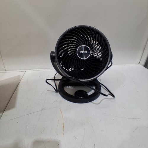 DREO TURBOPOLY QUIET TABLE FAN WITH 120° ADJUSTABLE TILT - 12" - BLACK (MODEL: 312) image 3