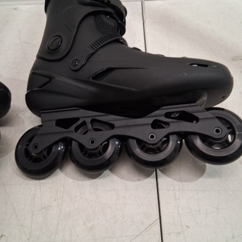 UNISEX COSMOID 4-WHEEL INLINE ROLLER SKATES BLADES - SIZE 10 - 10.5 - BLACK (MODEL: COSMOID TT) image 4
