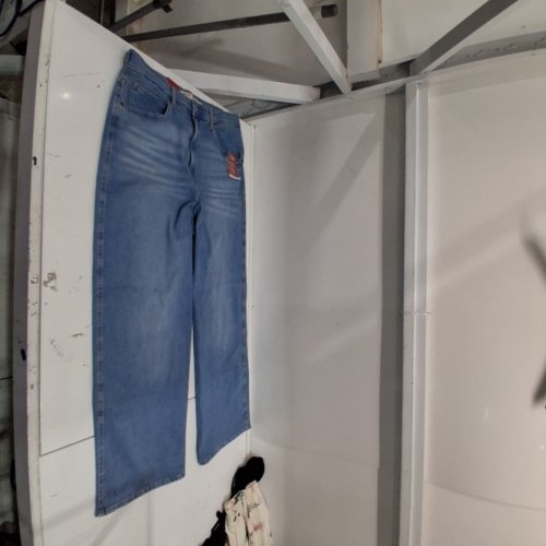 WOMEN'S LEVI STRAUSS CINCH BAGGY JEANS PANTS - 16 - BLUE image 2