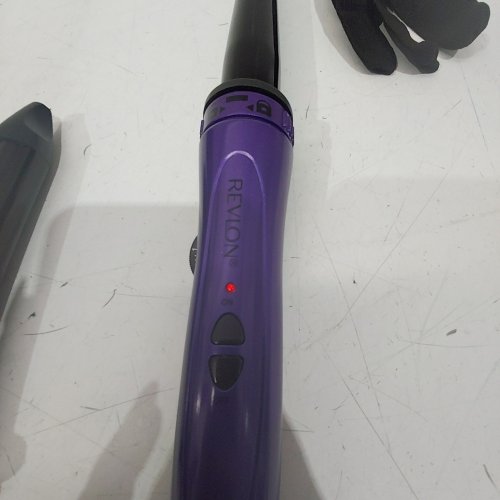 REVLON 2-IN-1 INTERCHANGEABLE CURLING BARRELS - 1" & 3/4" - PURPLE/BLACK (MODEL: RVIR3022F) image 2