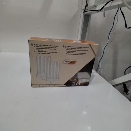 2PK ARSUK FOR READING & MAGNIFYING LAMPS COMPACT FLUORESCENT BULBS - 6500 K (MODEL: FML27W) image 3