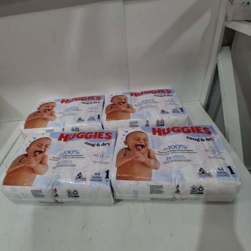 256PK HUGGIES SNUG AND DRY DIAPERS WITH TRIPLE LAYER PROTECTION, SIZE 1 image 2