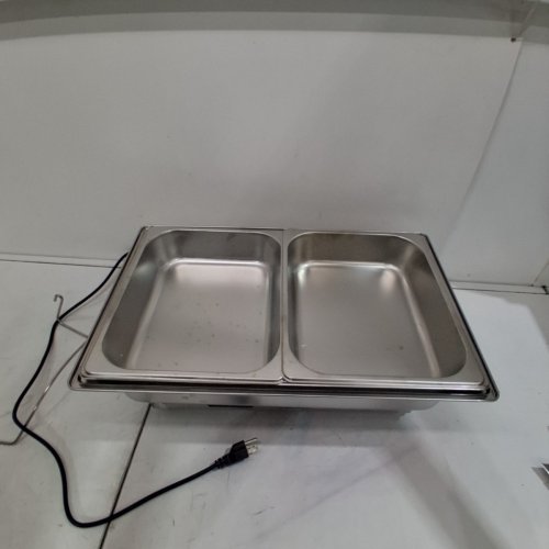 GARVEE STAINLESS STEEL BUFFET ELECTRIC CHAFING DISH - 9 QT - SILVER image 5