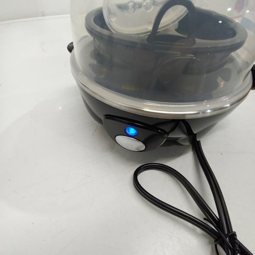 ELITE GOURMET BY MAXI-MATIC EASY EGG COOKER COOKS UP TO 7 EGGS - BLACK (MODEL: EGC-007 A-Z) image 2