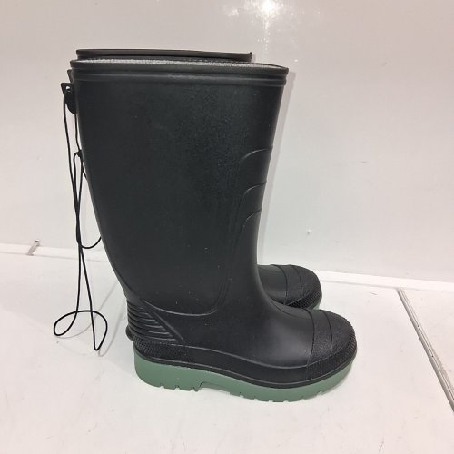 KID' RUBBER BOOTS - SIZE 11 - BLACK/GREEN (STYLE: 37ANDYY23) image 3