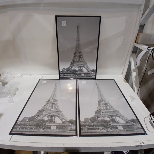 3PK UPSIMPLES PICTURE FRAMES - 24" X 16" - BLACK image 2